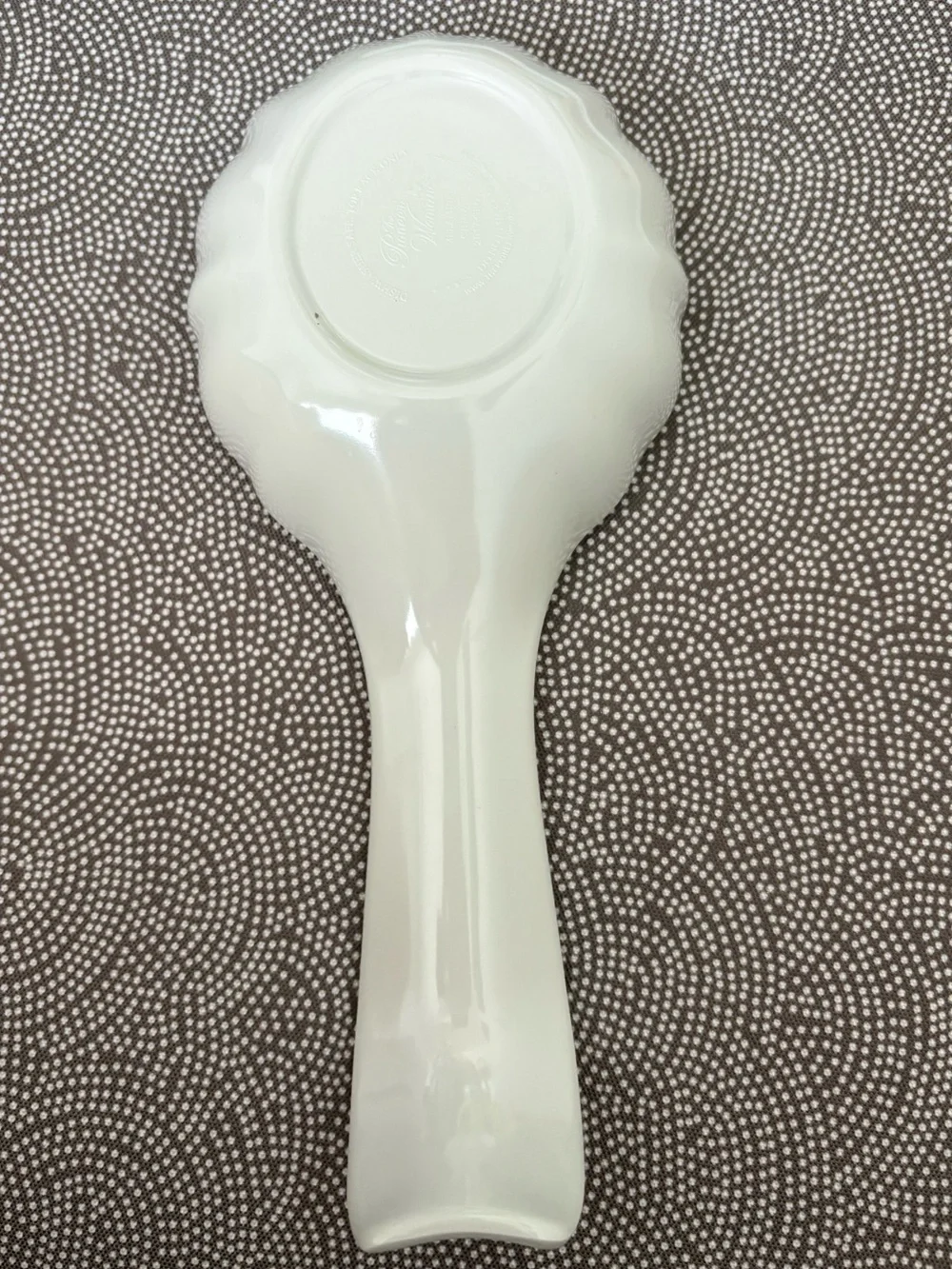 The Pioneer Woman Floral Ceramic Spoon Rest in Red and Blue